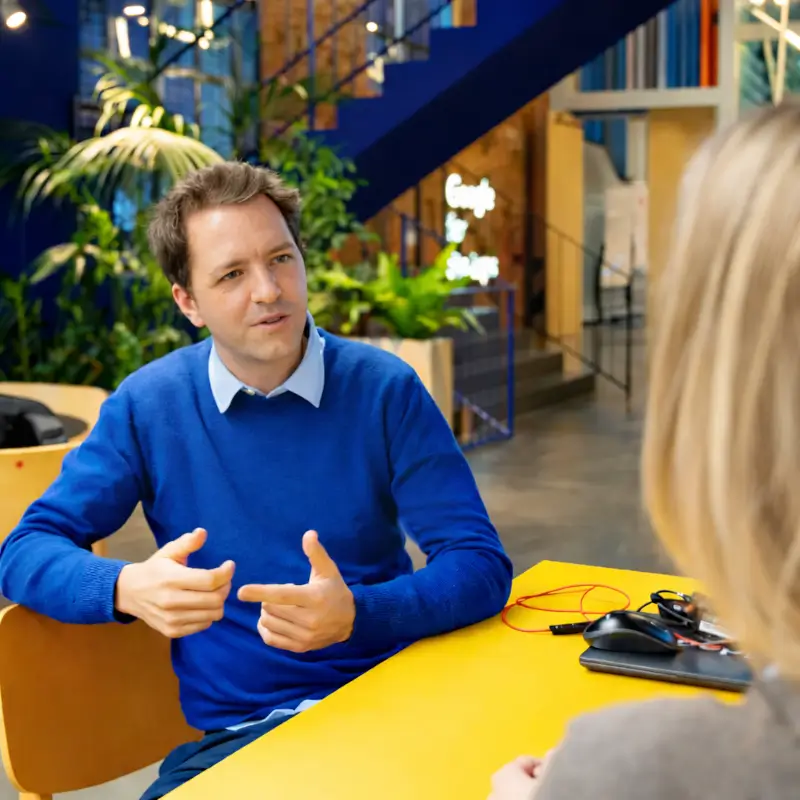 Michiel Das, oprichter van Bistrohost, in gesprek